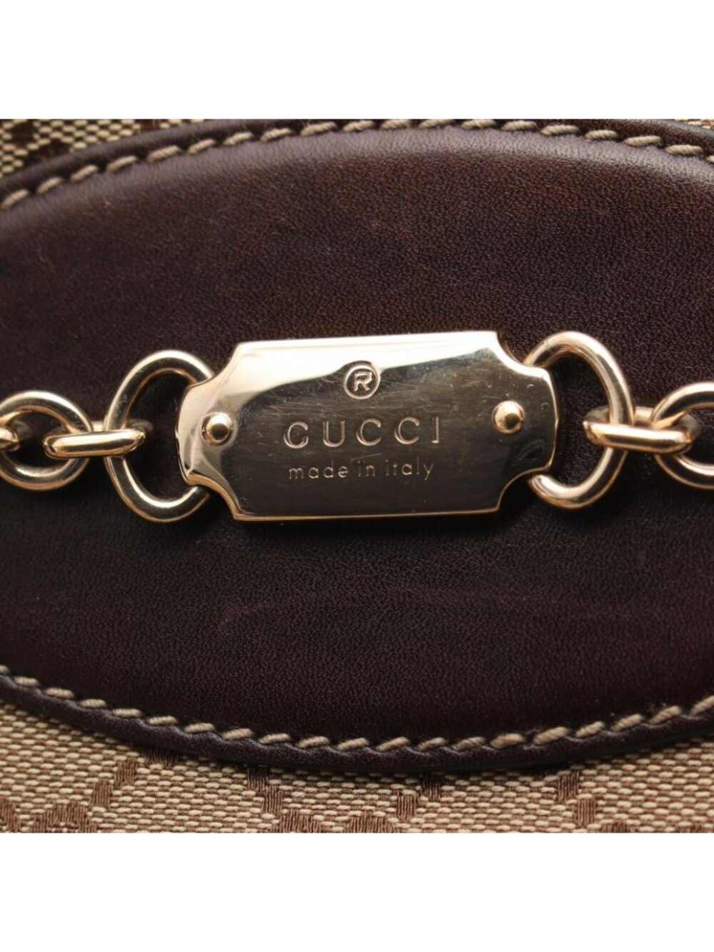 Gucci Tote GG Canvas Beige Brown - Picture 11 of 12
